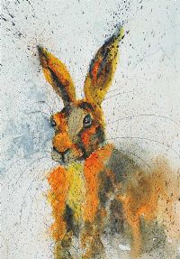 HARE, HEAD STUDY by Audrey Smyth at Ross's Online Art Auctions