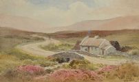 ACHILL ISLAND, NEAR KEEL by Joseph William Carey RUA at Ross's Online Art Auctions