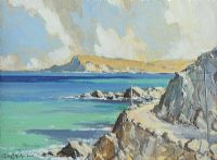 THE COAST ROAD, CO. ANTRIM by George K. Gillespie at Ross's Online Art Auctions
