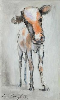 YOUNG CALF by Con Campbell at Ross's Online Art Auctions