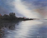 LOUGH REFLECTIONS by Patricia Metcalfe at Ross's Online Art Auctions
