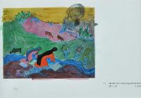 MEXICAN WASHERWOMEN by Gerard Dillon at Ross's Online Art Auctions