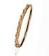 9CT BRAIDED GOLD BANGLE at Ross's Online Art Auctions