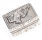 SILVER ENGRAVED PILL BOX at Ross's Online Art Auctions