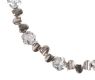 STERLING SILVER AND CRYSTAL FANCY LINK BRACELET at Ross's Online Art Auctions