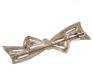 STERLING SILVER AND MARCASITE BOW BROOCH at Ross's Online Art Auctions