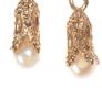 9CT GOLD AND SEED PEARL DROP EARRINGS at Ross's Online Art Auctions