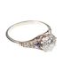 PLATINUM DIAMOND AND SAPPHIRE RING at Ross's Online Art Auctions