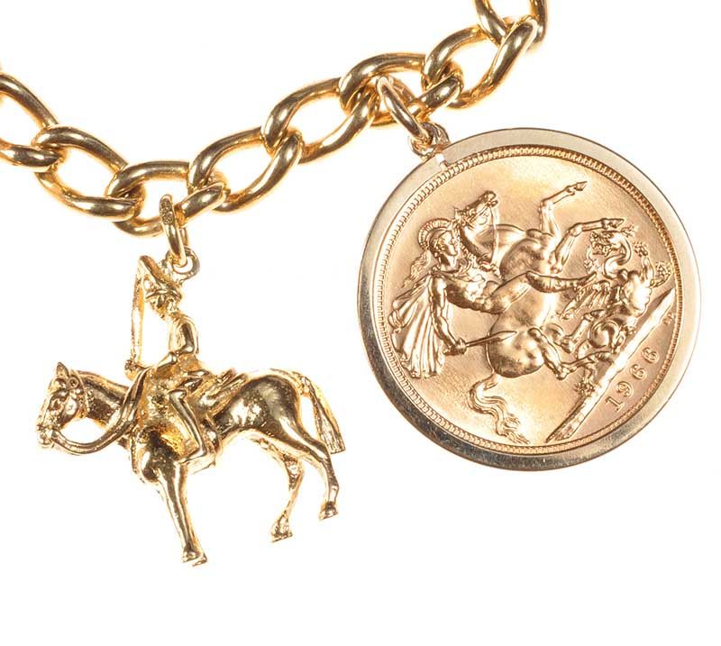 Lena Charm Bracelet | 18ct Gold Plated Vermeil/Amazonite | Missoma
