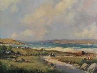 NEAR GORTAHORK, DONEGAL by George K. Gillespie at Ross's Online Art Auctions