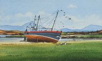 RE PAINT, FALCARRAGH, DONEGAL by Martin D. Cooke at Ross's Online Art Auctions