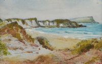 WHITEPARK BAY, CO. ANTRIM by J.F. Dinsmore at Ross's Online Art Auctions