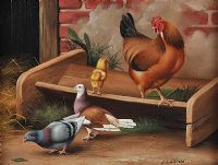 POULTRY by C. Whitfield at Ross's Online Art Auctions