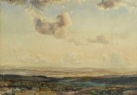 ACROSS THE MOORS by Wycliffe Egginton RI RCA at Ross's Online Art Auctions