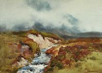 MUCKISH IN MIST, DONEGAL by Frank Egginton RCA FIAL at Ross's Online Art Auctions