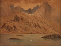MOUNTAIN IN CLOUD by Joseph William Carey RUA at Ross's Online Art Auctions