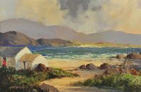 NEAR LETTERFRACK, CONNEMARA, CO. GALWAY by George K. Gillespie at Ross's Online Art Auctions
