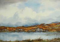 A CONNEMARA LOUGH by Frank Egginton RCA FIAL at Ross's Online Art Auctions