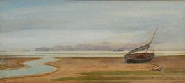SUTTON SANDS, DUBLIN BAY by Joseph William Carey RUA at Ross's Online Art Auctions