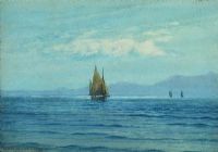 EVENING SAIL by W.B. McBroom at Ross's Online Art Auctions