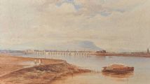 THE LONG BRIDGE, BELFAST by Andrew Nicholl RHA at Ross's Online Art Auctions