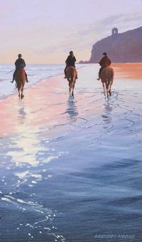 DOWNHILL STRAND by Gregory Moore at Ross's Online Art Auctions