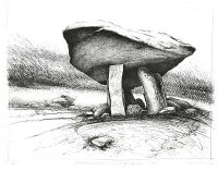 KILCLOONEY MORE DOLMEN, DONEGAL by Irish School at Ross's Online Art Auctions