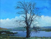 TREE AT LOUGH ESKE by Sean Lorinyenko at Ross's Online Art Auctions