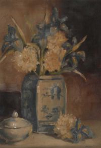 VASE OF FLOWERS by Lorraine Christie at Ross's Online Art Auctions