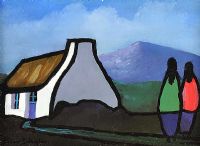 OUR COTTAGE by Eileen Gallagher at Ross's Online Art Auctions