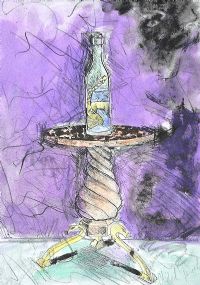 SERPENT DE L'ALCOOL by Michael Farrell RHA at Ross's Online Art Auctions