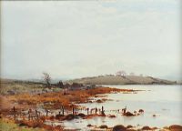 ROLLY ISLAND, STRANGFORD LOUGH by Frank Egginton RCA FIAL at Ross's Online Art Auctions