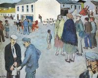FAIR DAY, THE WEST OF IRELAND by Gerard Dillon at Ross's Online Art Auctions