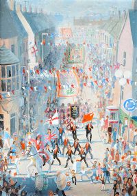 THE TWELFTH AT GREYS HILL, BANGOR by Cupar Pilson at Ross's Online Art Auctions
