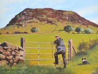 TAKING IT EASY NEAR SLEMISH by Gregory Moore at Ross's Online Art Auctions