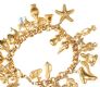 9CT GOLD CHARM BRACELET WITH 27 ASSORTED CHARMS at Ross's Online Art Auctions