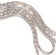 18CT WHITE GOLD FINE FANCY LINK CHAIN at Ross's Online Art Auctions