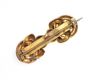 VICTORIAN GOLD AND AQUAMARINE BAR BROOCH at Ross's Online Art Auctions