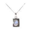STERLING SILVER MOONSTONE NECKLACE at Ross's Online Art Auctions