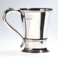 SILVER PINT TANKARD, CHESTER 1934 at Ross's Online Art Auctions