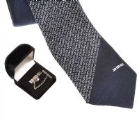 DELOREAN TIE & PIN at Ross's Online Art Auctions