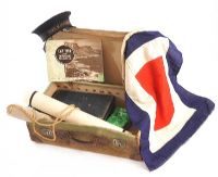 SUITCASE FROM THE SECOND WORLD WAR CONTAINING WAR MEMORABILIA at Ross's Online Art Auctions