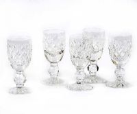 SET OF ELEVEN WATERFORD CRYSTAL LIQUEUR GLASSES, BOYNE SUITE at Ross's Online Art Auctions