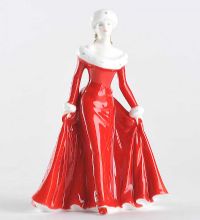 ROYAL DOULTON FIGURINE - WINTER'S WALK (HN 4690) SCULPTED BY J. BROMLEY at Ross's Online Art Auctions