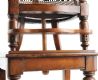 VICTORIAN MAHOGANY BERGERE BACK HIGH CHAIR ON A SQUARE PLATFORM BASE at Ross's Online Art Auctions
