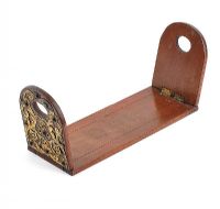 VICTORIAN MAHOGANY & BRASS BOOKSLIDE at Ross's Online Art Auctions
