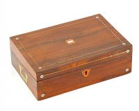 ROSEWOOD WRITING BOX at Ross's Online Art Auctions