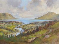 A VIEW TO CARLINGFORD LOUGH by John T. Bannon at Ross's Online Art Auctions
