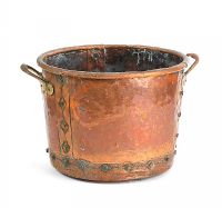 VICTORIAN COPPER LOG BUCKET at Ross's Online Art Auctions