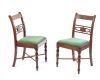 SET OF SIX MAHOGANY REGENCY DINING ROOM CHAIRS at Ross's Online Art Auctions